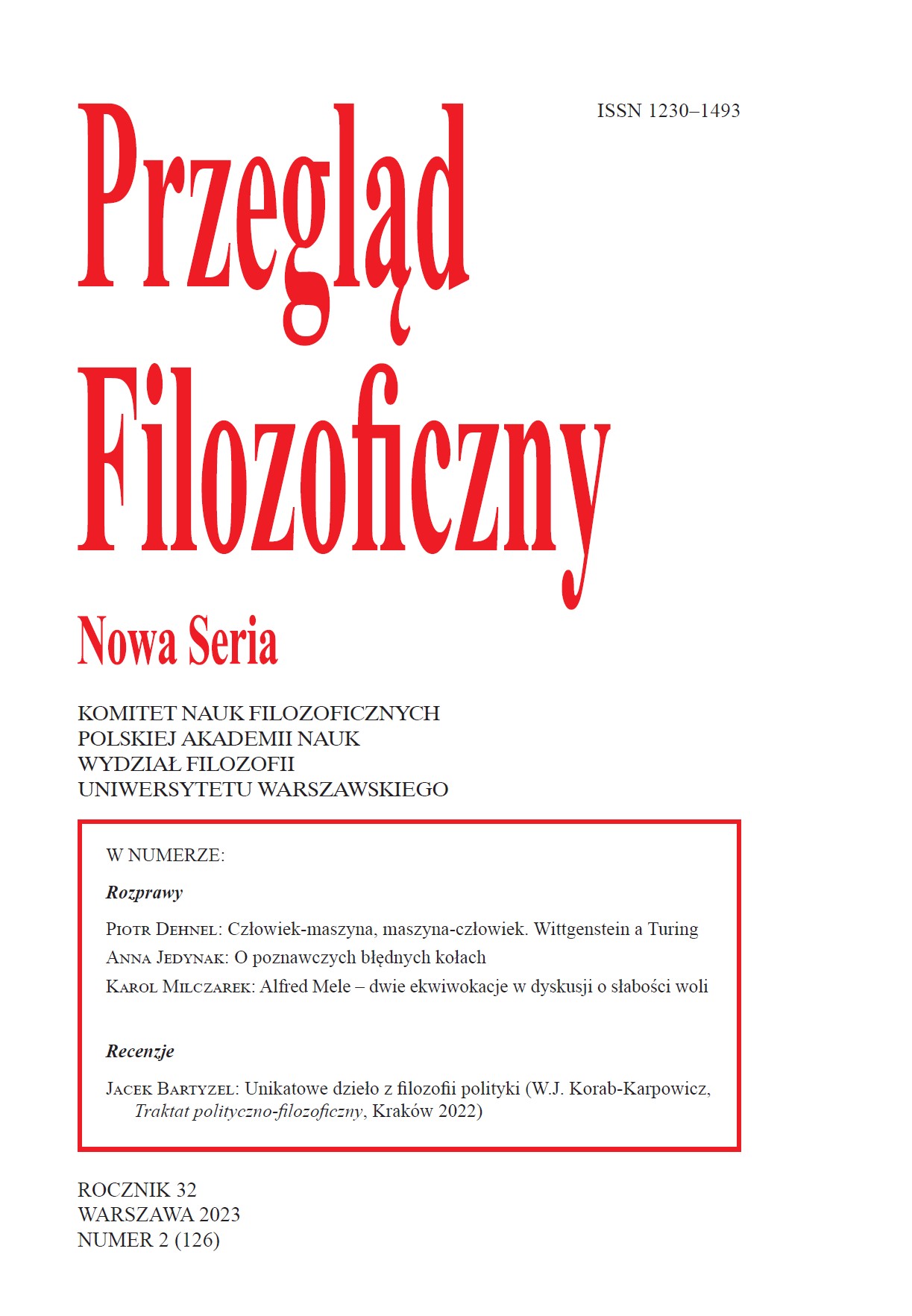 					Pokaż  Tom 126 Nr 2 (2023)
				